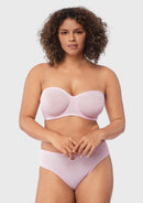 Bella Sheer Mesh Unlined Underwire Strapless Balconette Bra-1