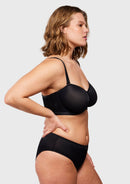 Bella Sheer Mesh Unlined Underwire Strapless Balconette Bra-10