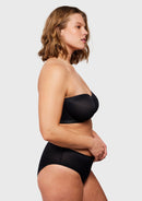 Bella Sheer Mesh Unlined Underwire Strapless Balconette Bra-11