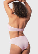 Bella Sheer Mesh Unlined Underwire Strapless Balconette Bra-3