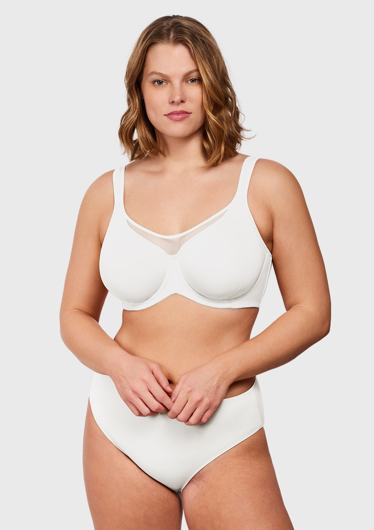 (Cardi B recommends)CoolComfort Smoothing Unlined Minimizer Underwire Bra