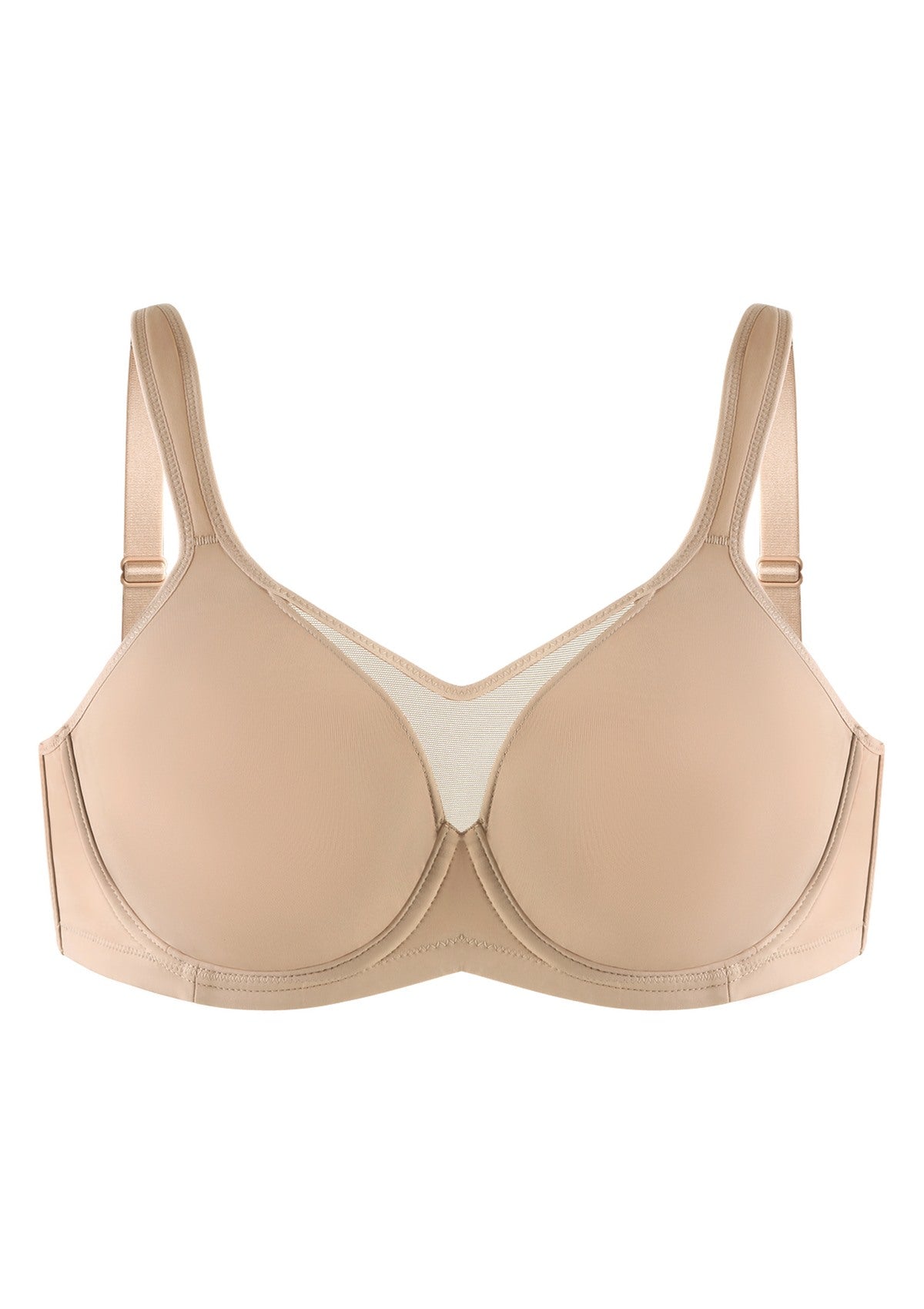 (Cardi B recommends)CoolComfort Smoothing Unlined Minimizer Underwire Bra