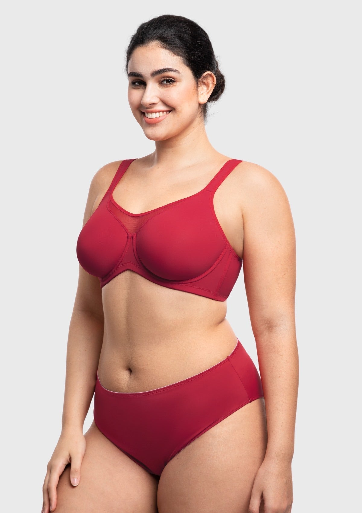 (Cardi B recommends)CoolComfort Smoothing Unlined Minimizer Underwire Bra