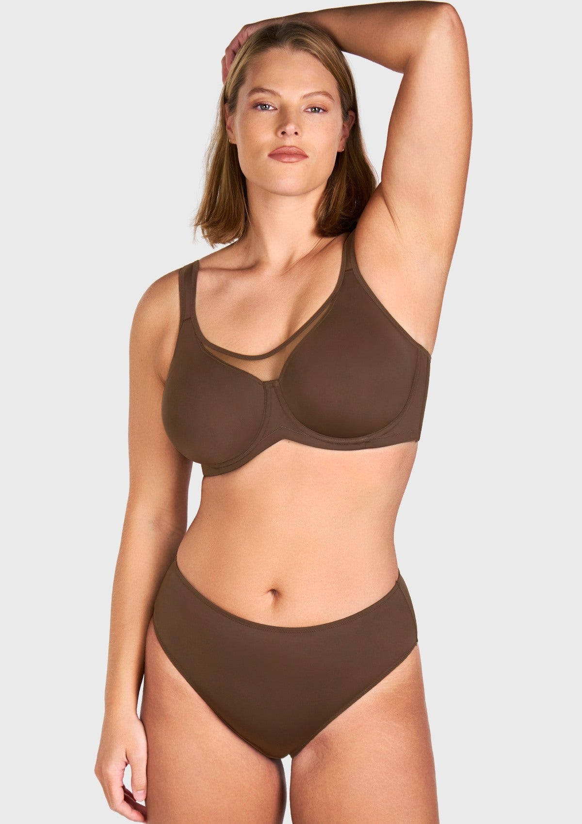(Cardi B recommends)CoolComfort Smoothing Unlined Minimizer Underwire Bra
