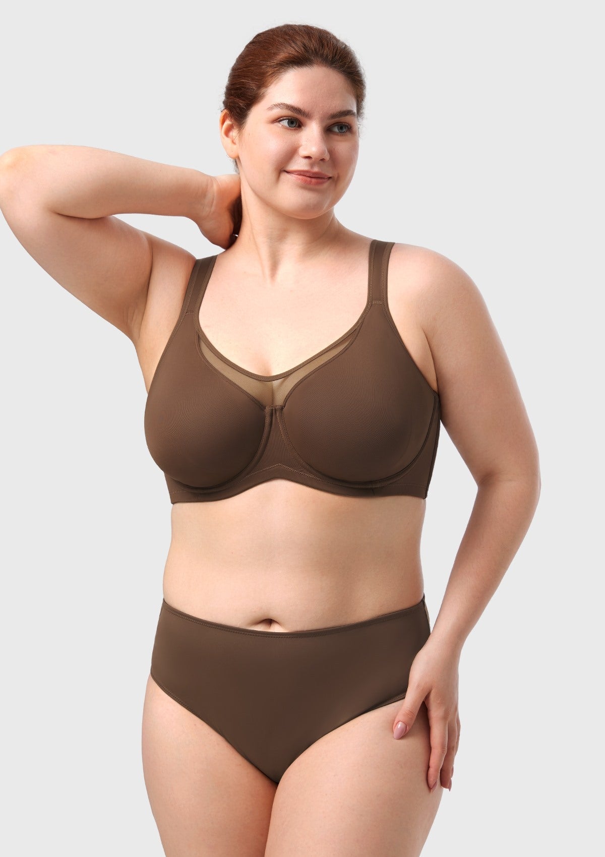 (Cardi B recommends)CoolComfort Smoothing Unlined Minimizer Underwire Bra