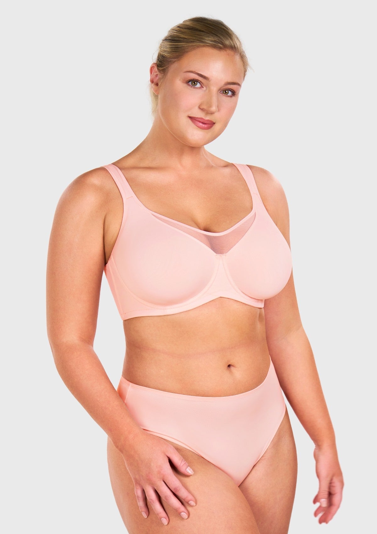 (Cardi B recommends)CoolComfort Smoothing Full Coverage Unlined Underwire Minimizer Bra