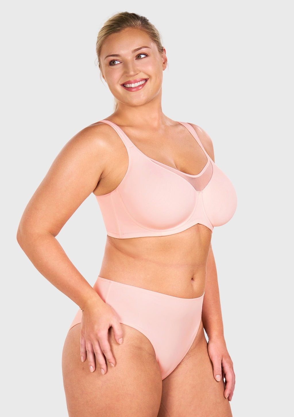(Cardi B recommends)CoolComfort Smoothing Full Coverage Unlined Underwire Minimizer Bra