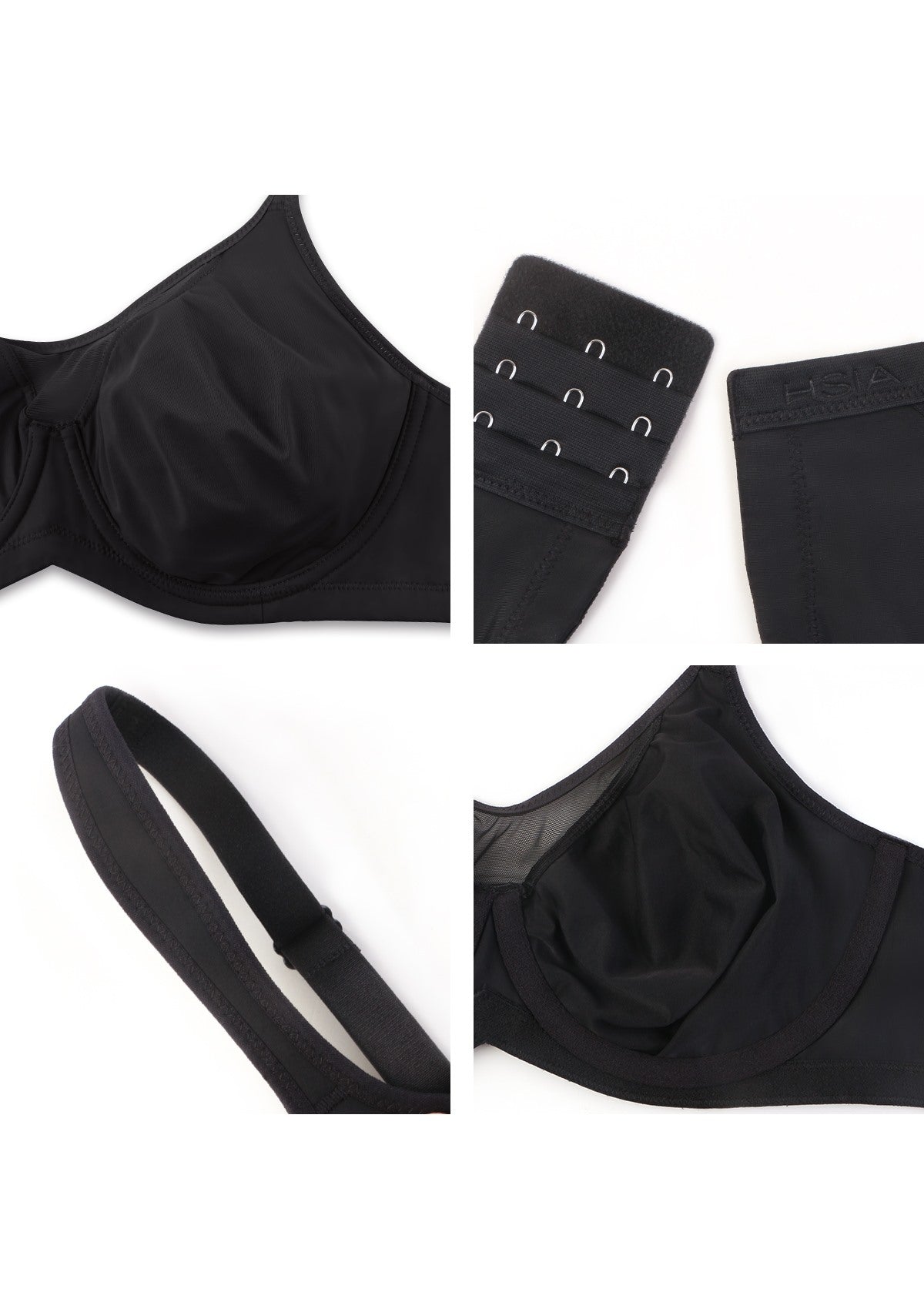 (Cardi B recommends)CoolComfort Smoothing Unlined Minimizer Underwire Bra