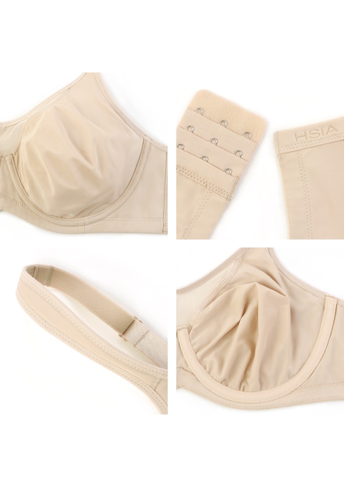 (Cardi B recommends)CoolComfort Smoothing Unlined Minimizer Underwire Bra