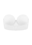 Daisy Smooth Lace Lightly Padded Longline Underwire Strapless Balconette Bra-30