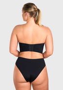 Daisy Smooth Lace Lightly Padded Longline Underwire Strapless Balconette Bra-19