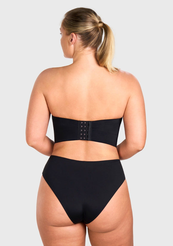 Daisy Smooth Lace Lightly Padded Longline Underwire Strapless Balconette Bra