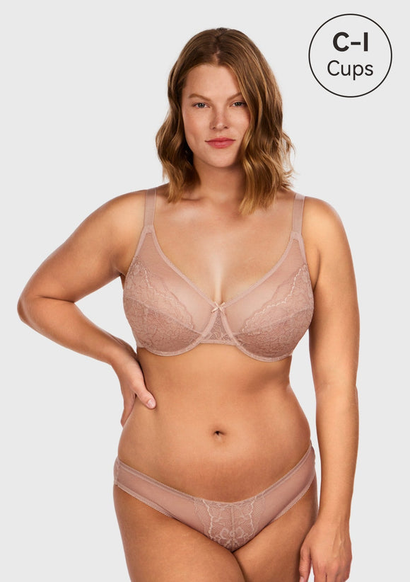 Bramela Enchante Pink Lace Underwire Bra