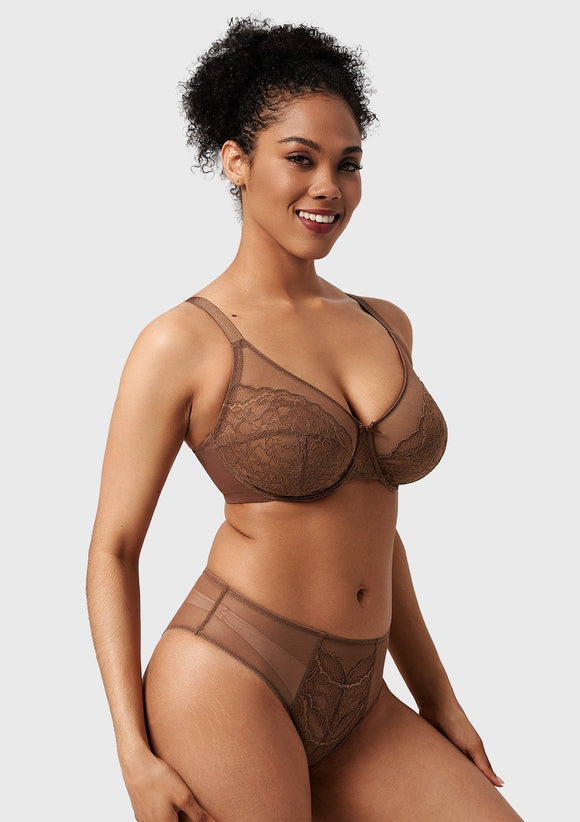Bramela Enchante Pink Lace Underwire Bra