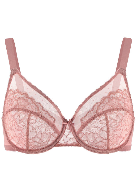 Bramela Enchante Pink Lace Underwire Bra