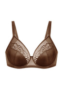 Bramela Pearl Shimmer Unlined Plus Size Full Coverage Underwire Comfortable Bra-12