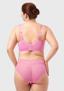 Bramela Pearl Shimmer Unlined Plus Size Full Coverage Underwire Comfortable Bra-5