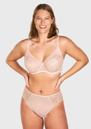 Bramela Pearl Shimmer Unlined Plus Size Full Coverage Underwire Comfortable Bra-15