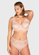 Bramela Pearl Shimmer Unlined Plus Size Full Coverage Underwire Comfortable Bra-17