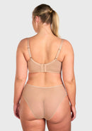 Bramela Pearl Shimmer Unlined Plus Size Full Coverage Underwire Comfortable Bra-12