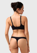 Songful All Day Comfort Petal-shaped V Neckline Wireless Buttery Soft Seamless Full Coverage Wirefree T-shirt Bra-14