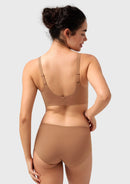 Songful CloudSoft Wireless Comfort  V-Neck Seamless Full Coverage Supportive T-shirt Bra-15