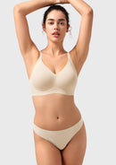 Songful CloudSoft Wireless Comfort  V-Neck Seamless Full Coverage Supportive T-shirt Bra-7