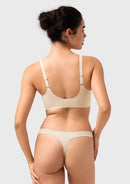 Songful CloudSoft Wireless Comfort  V-Neck Seamless Full Coverage Supportive T-shirt Bra-10