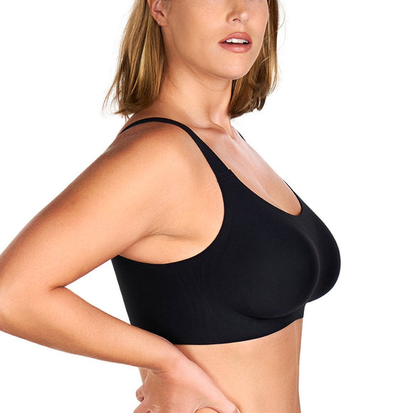 Songful Smooth Fit U-Neck Plus Size Wireless All-Day Comfort Full Coverage T-shirt Bra