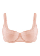 Starry Night Lightly Lined Lightly Padded Plus Size Pink Balconette Bra-17