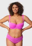 Starry Night Lightly Lined Lightly Padded Plus Size Balconette Bra-7