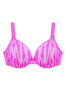 Zebra Wild Unlined Underwire Mesh Bra-19