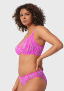 Zebra Wild Unlined Mesh Underwire Bra-2