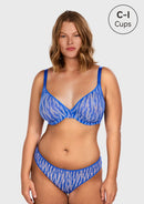 Zebra Wild Unlined Underwire Mesh Bra-7