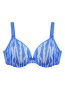 Zebra Wild Unlined Underwire Mesh Bra-12