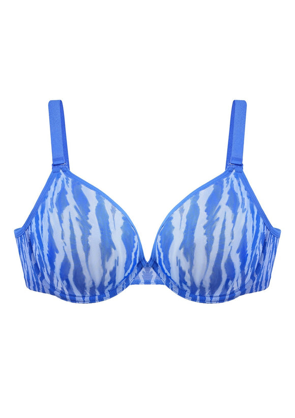 Zebra Wild Unlined Underwire Mesh Bra