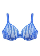 Zebra Wild Unlined Underwire Mesh Bra-25
