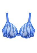 Zebra Wild Unlined Mesh Underwire Bra-11