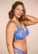 Zebra Wild Unlined Mesh Underwire Bra-9