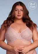 Bramela Enchante Pink Lace Underwire Bra-8