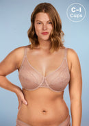 Bramela Enchante Pink Lace Underwire Bra-3