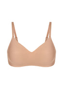 Bramela Ada Buttery Soft V-Neck Wireless Comfortable Bra No Underwire Supportive T-shirt Push Up Bralettes Plunge Seamless-9