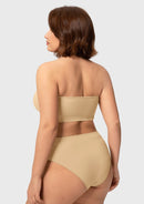 Wireless Plus Size Strapless Bra with Non-Slip Silicone & Moisture-Wicking Cups-4