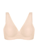 Deep V Seamless Bra Wireless Lift Breathable Perforated Foam Cups-5