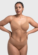 Bramela Willa Wave Plus Size Breathable Mesh Unlined Non-padded Full Coverage Underwire Bra-1