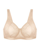 Bramela Skylark Breathable Lightweight Supportive Jacquard Mesh Wide Strap 3/4 Cup Comfort Bra-18