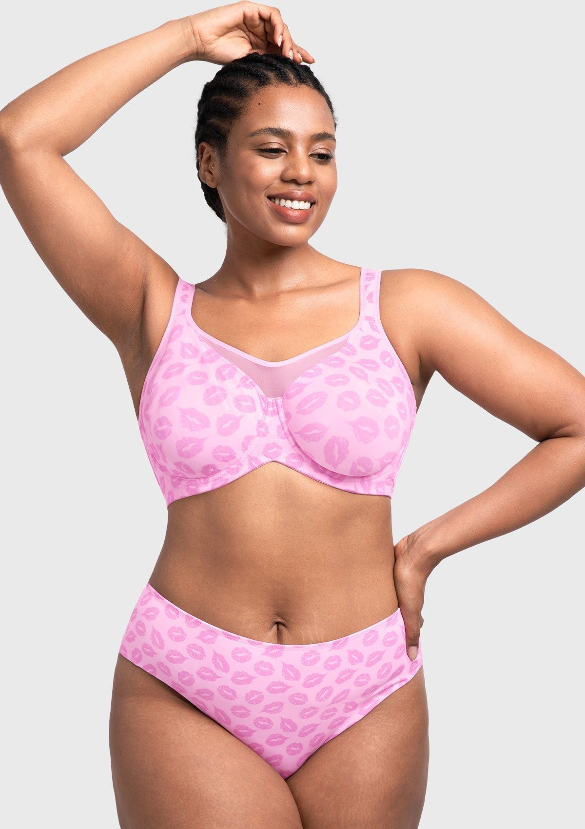 (Cardi B recommends)CoolComfort Smoothing Unlined Underwire Minimizer Bra