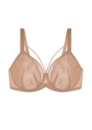 Bramela Renna Holiday Edit Embroidery Red Underwire Bra-11