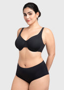 Full Coverage Plus Size T-Shirt Bra with Silky Satin Feel-8