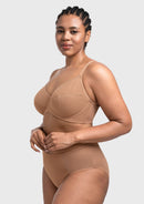 Bramela Willa Wave Plus Size Breathable Mesh Unlined Non-padded Full Coverage Underwire Bra-3